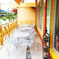 カラフルな店内がかわいいサンシャインカフェ（ガラパン地区/サイパン島）